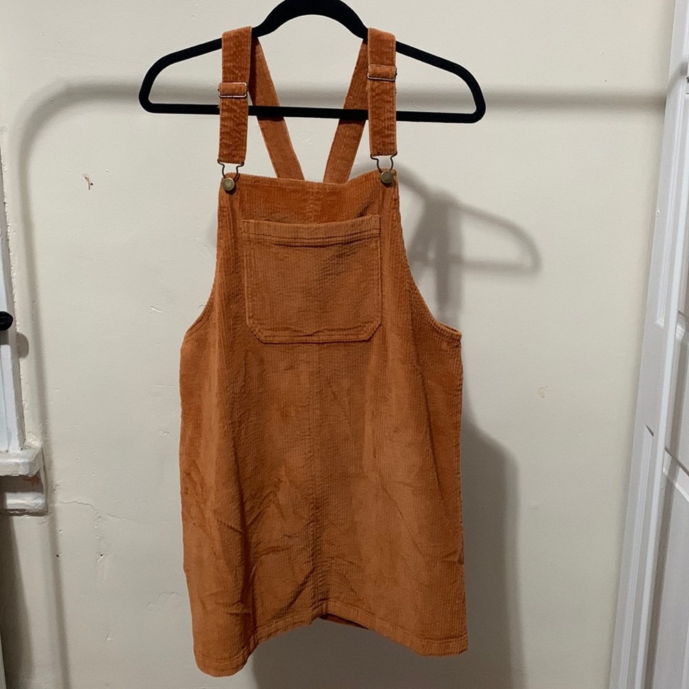 So Orange Mini Single Pocket Dress